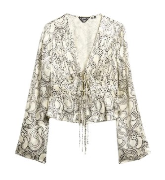 Blusa plissettata