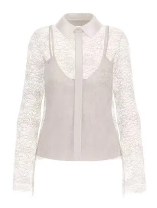 Camicetta donna a maniche lunghe Antoinette Lace