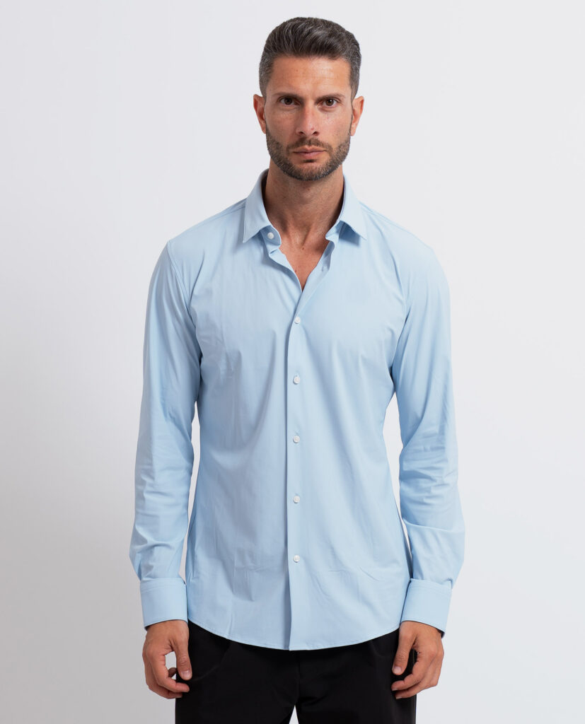 Camicia Hank uomo di Boss in jersey1