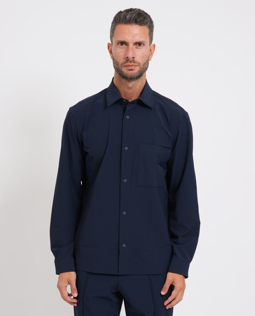 Camicia uomo Boss con tascone applicato