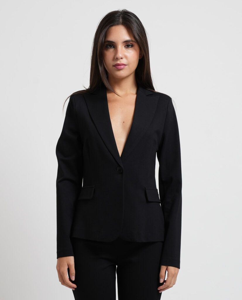 Completo donna Denny Rosa con giacca monopetto