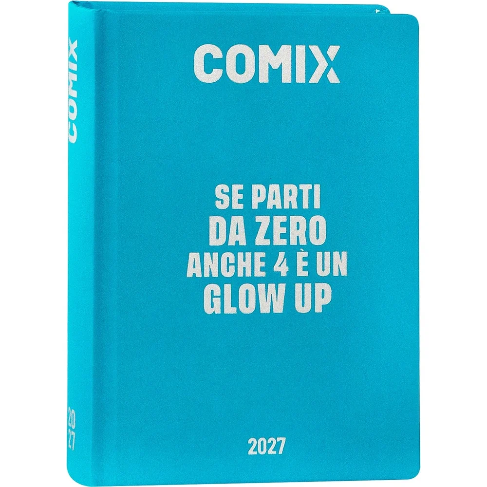 Diario 16 Mesi 2026 27 COMIX Giornaliero Standard Azzurro