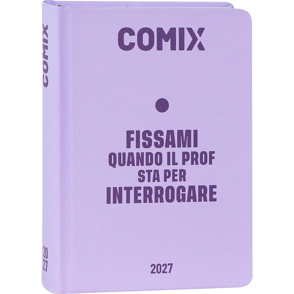 Diario 16 Mesi 2026 27 COMIX Giornaliero Standard Lilla