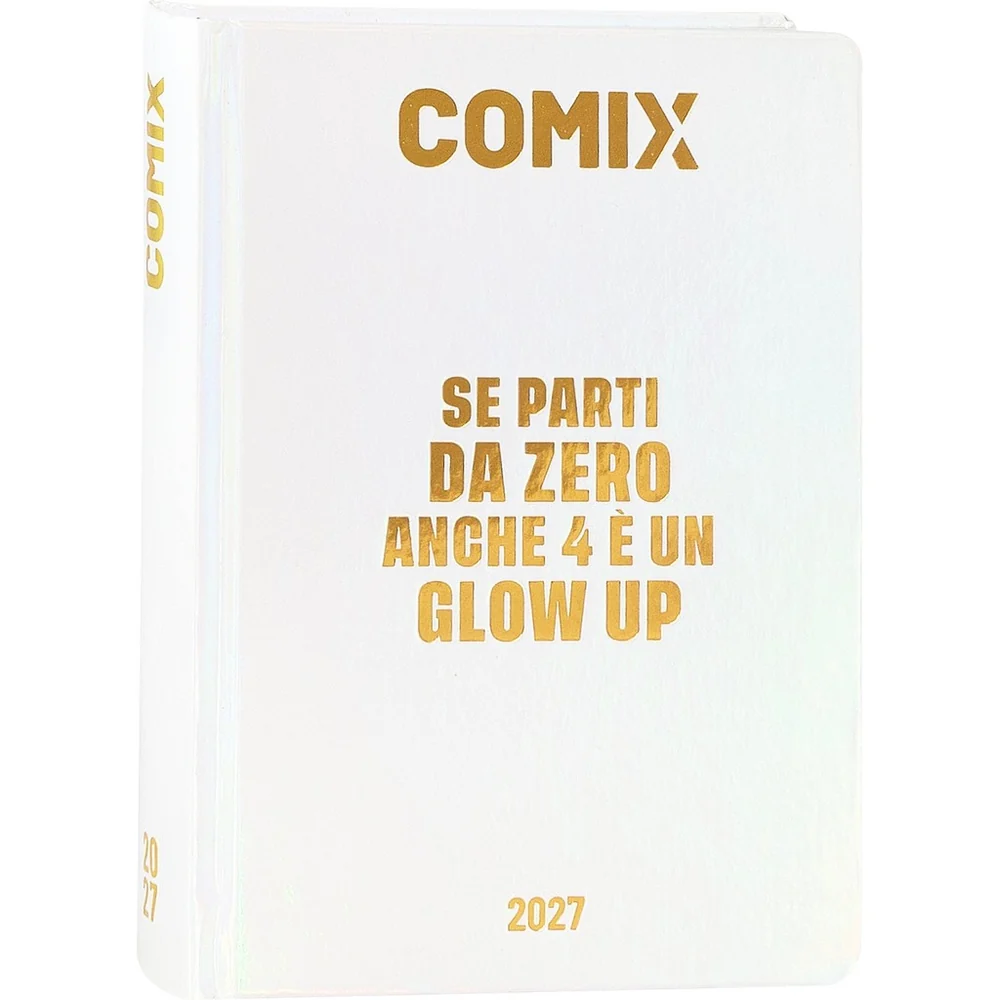 Diario 16 Mesi 2026 27 COMIX Giornaliero Standard holo white