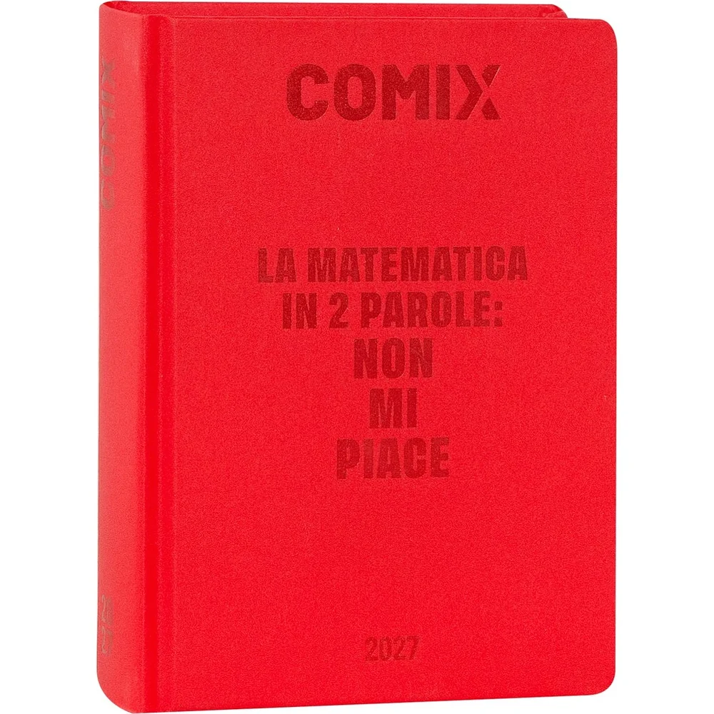 Diario 16 Mesi 2026 7 COMIX Giornaliero Standard red