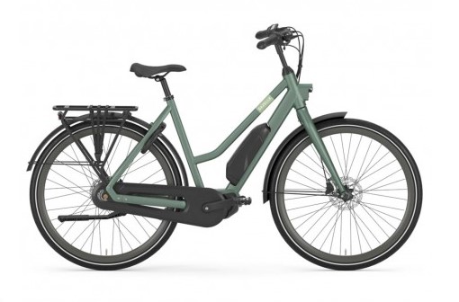 Gazelle Esprit C7 Hms 418WH XS 46 Verde City Bike Elettrica