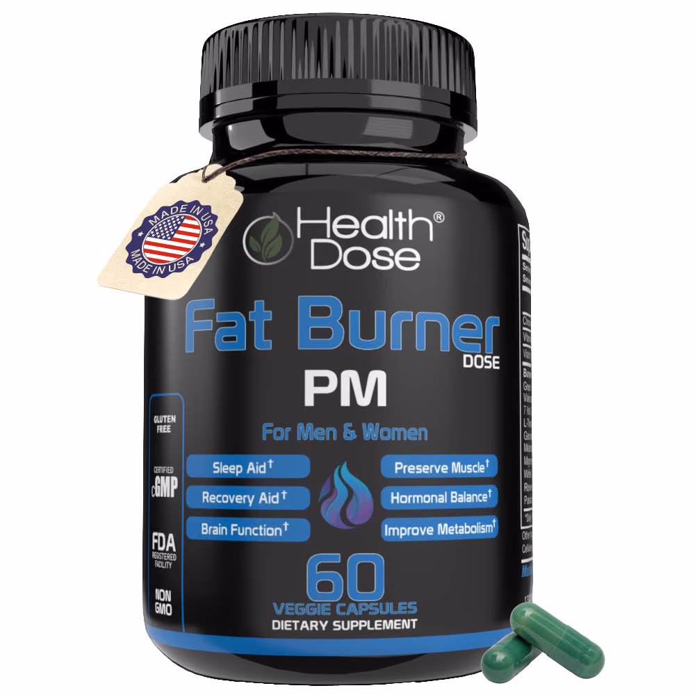HealthDose Fat Burner PM Nighttime. 60 Softgels