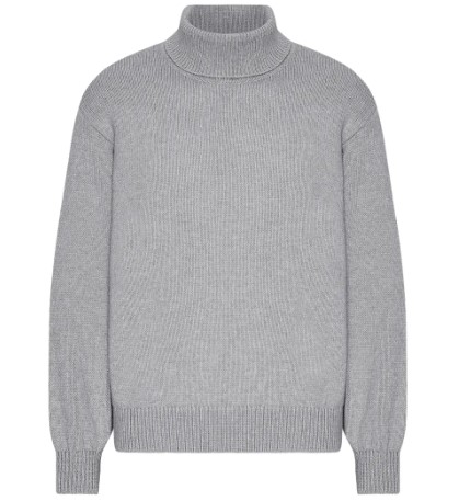 Maglione dolcevita Heather Grey