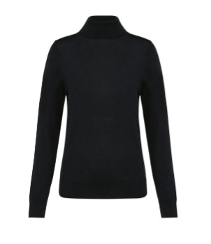 Maglione dolcevita donna in lana merino
