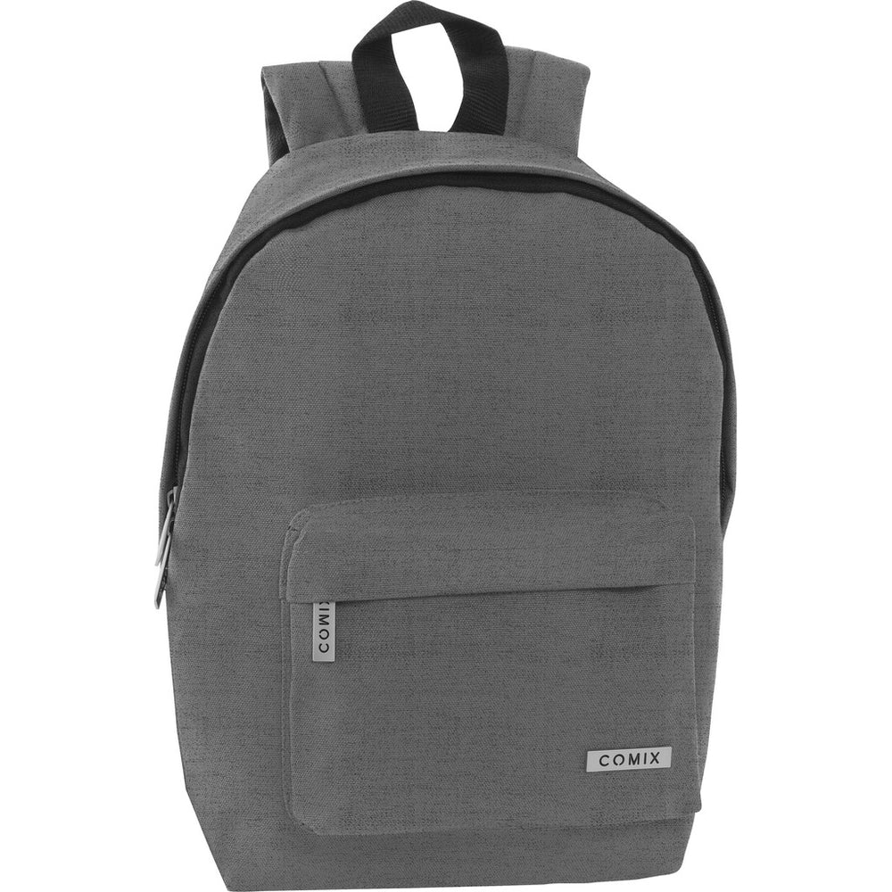 Mini Zaino COMIX Monocolore Grigio melange1
