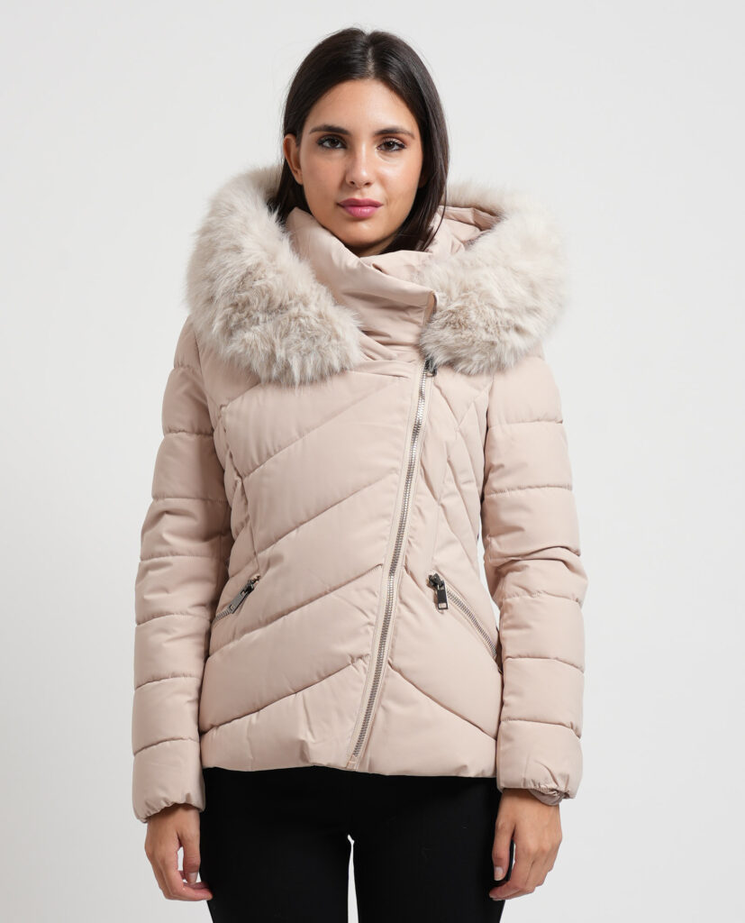 Piumino donna Denny Rose con zip laterale1