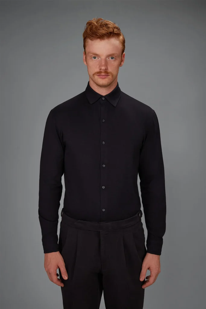 Polo camicia uomo cotone