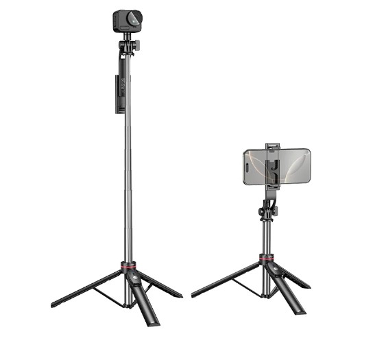 Selfie Stick Bluetooth Borofone BY15 Throne, 4,5 pollici 7 pollici, Nero