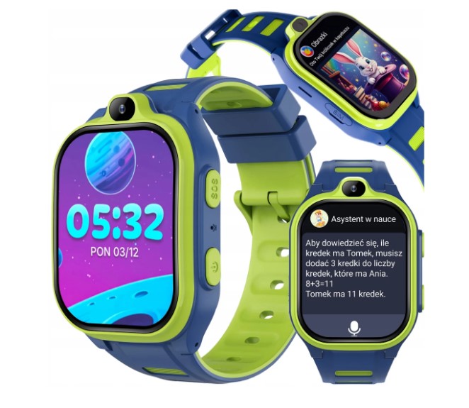 Smartwatch Forever Kids Boost KW 530 Call, Blu