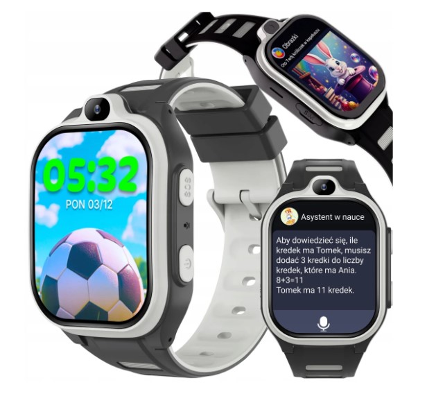 Smartwatch Forever Kids Boost KW 530 Call, Nero