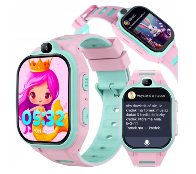 Smartwatch Forever Kids Boost KW 530 Call, Rosa
