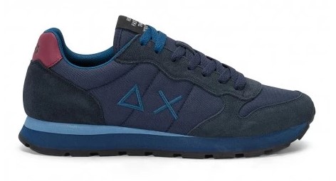 Sun 68 Tom Solid Nylon Navy Sneakers Uomo