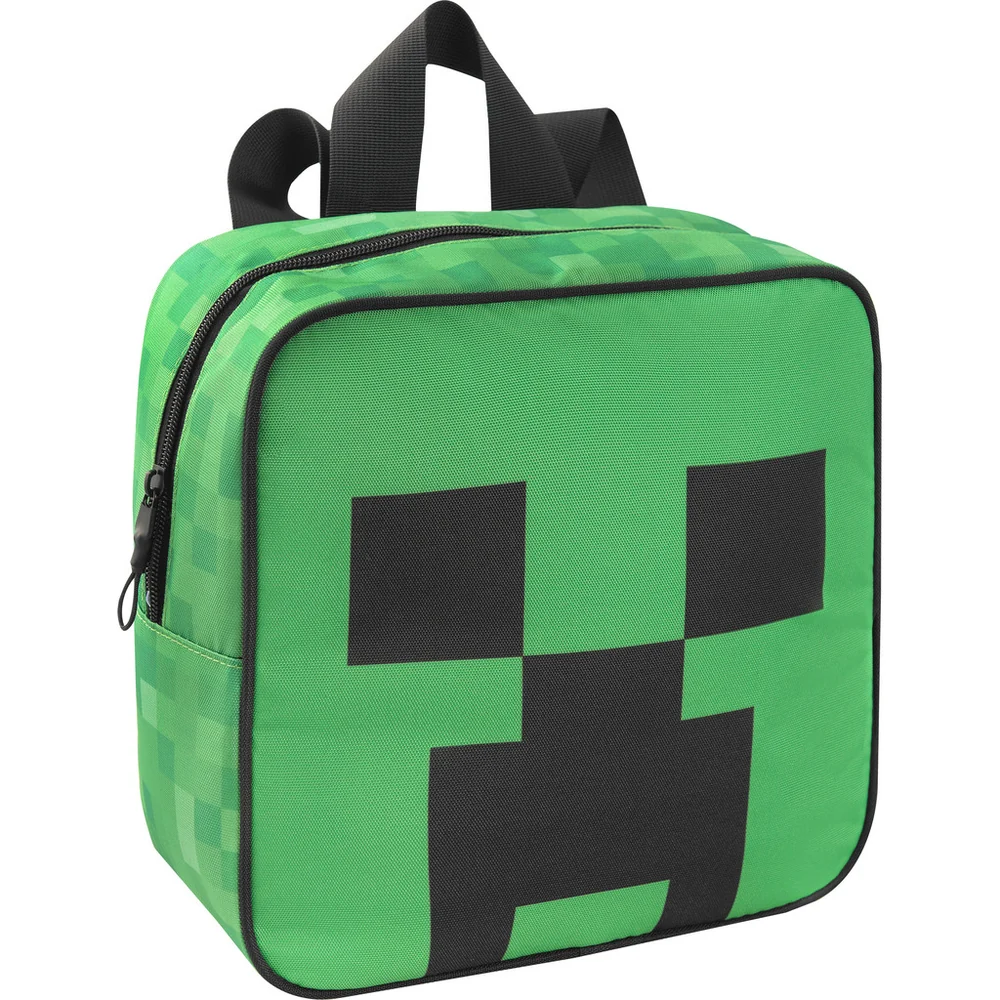 Zaino Asilo Minecraft Verde Nero
