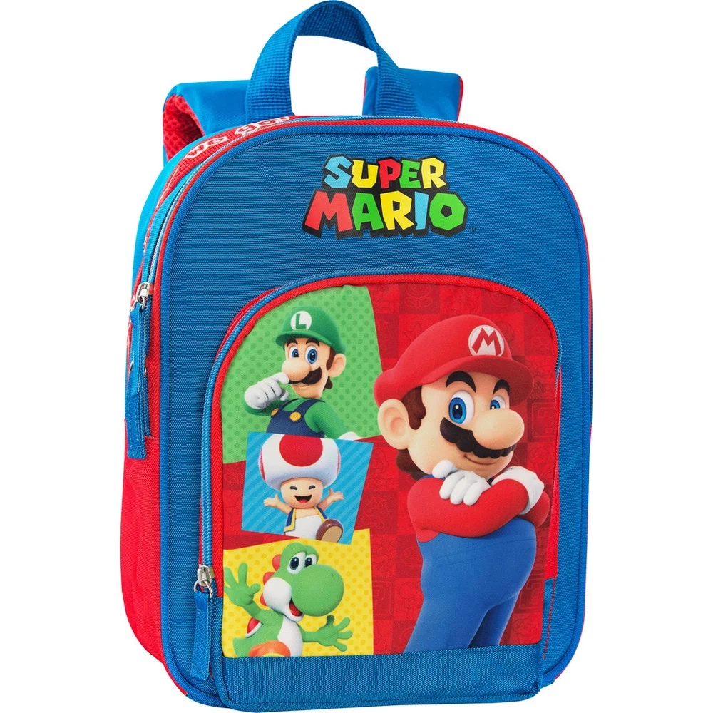 Zaino Asilo Super Mario Rosso Blu