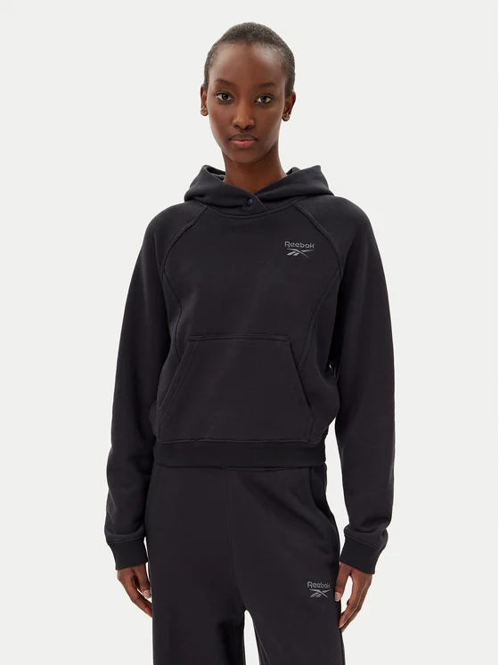 Felpa Icon Elements 100214101 Nero Regular Fit Reebok