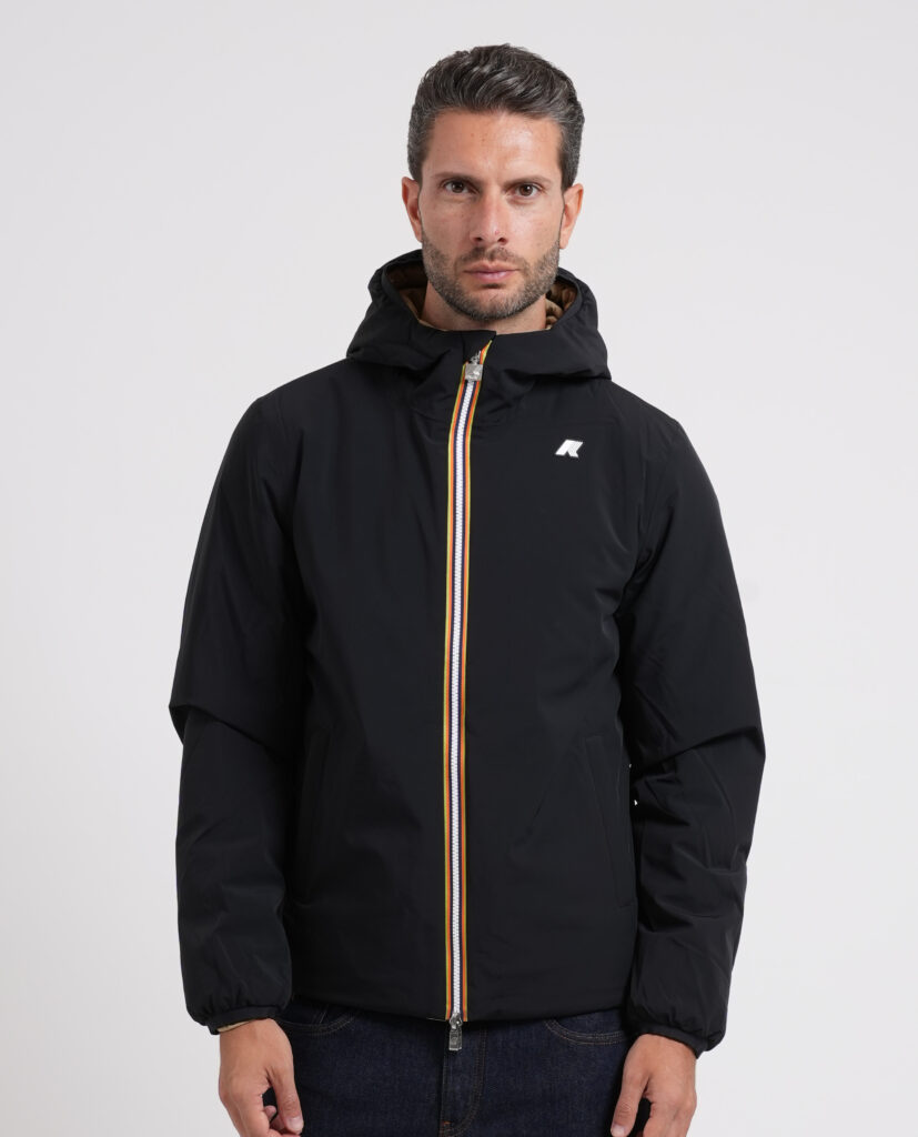 Giacca corta Jack Spacer K way reversibile1
