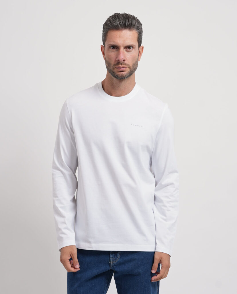Maglia a manica lunga Bugatti uomo con logo2