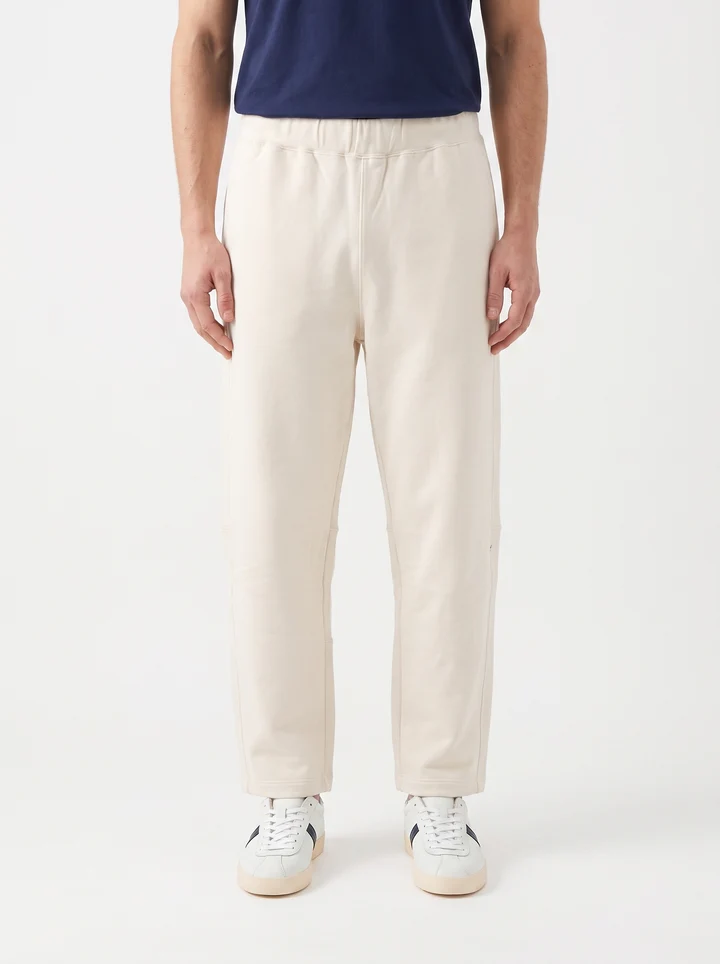 Pantalone Uomo da Tuta in Jersey Panna